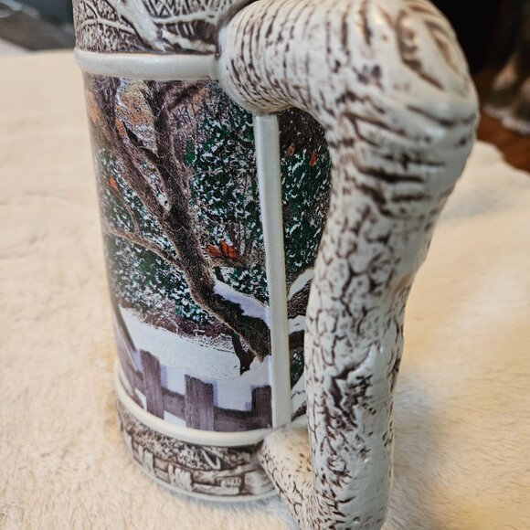 Miller Brewing Co - "Winter's Guardians" Stein - America's Majestic Wildlife - Picture 3 of 9